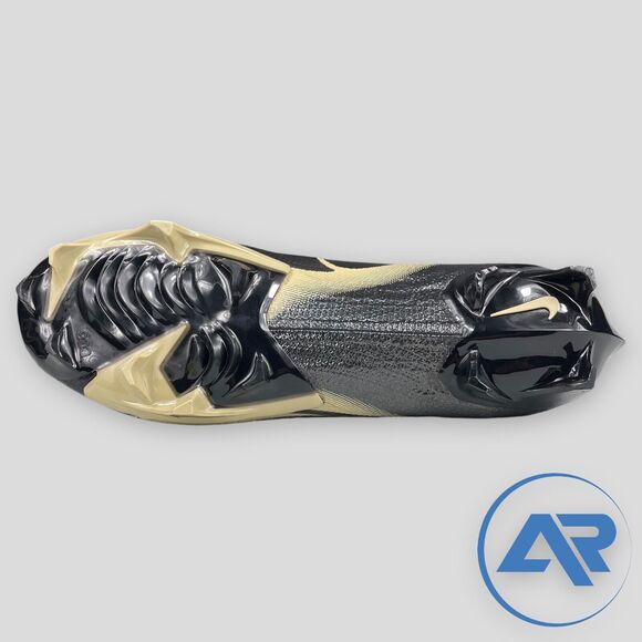 Nike Vapor 360 Elite Black Gold Men's Size 12.5 Football Cleats CV6282-004 - Picture 6 of 7